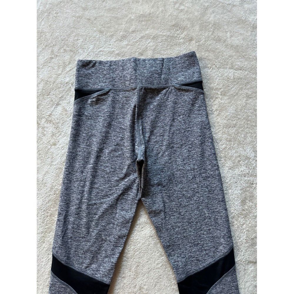 Victorias Secret PINK Ultimate Yoga Pants Gray Black‎ Workout Leggings Size M - Picture 6 of 11